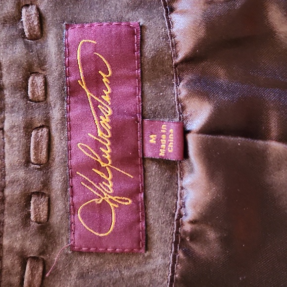 Leather Suede Ladies Jacket - Picture 6 of 10